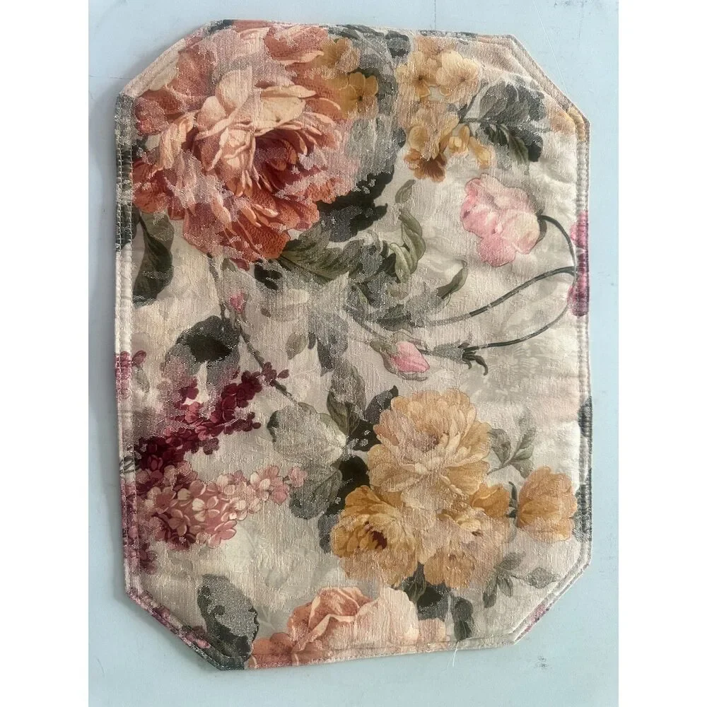 Vintage Waverly Placemats Napkins 8 Pc Cottagecore Romantic Rose Shabby Chic